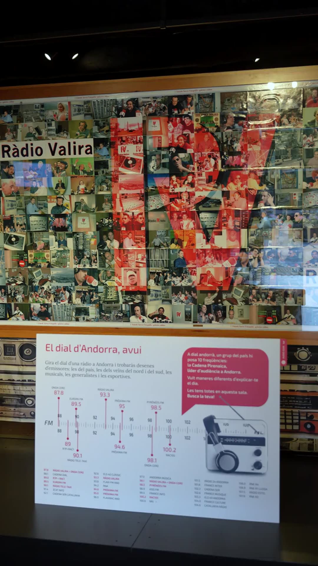 Inauguració de l'exposició «La ràdio: del micròfon a l'aire», a l'Era del Raser d'Ordino