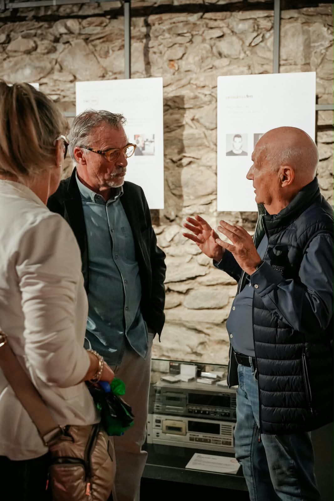 Inauguració de l'exposició dels 40 anys de Ràdio Valira a l'Era del Raser d'Ordino