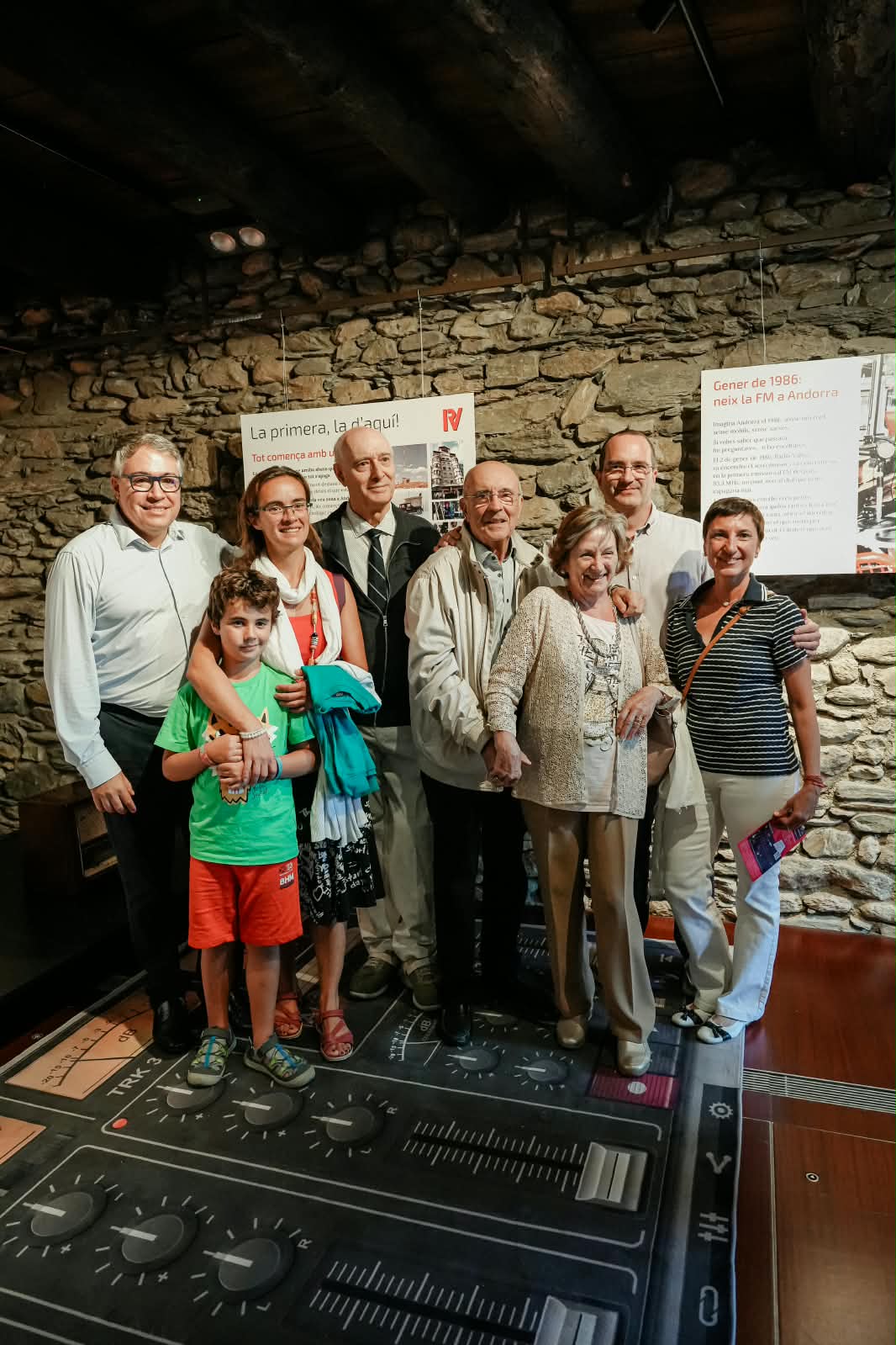 Inauguració de l'exposició dels 40 anys de Ràdio Valira a l'Era del Raser d'Ordino