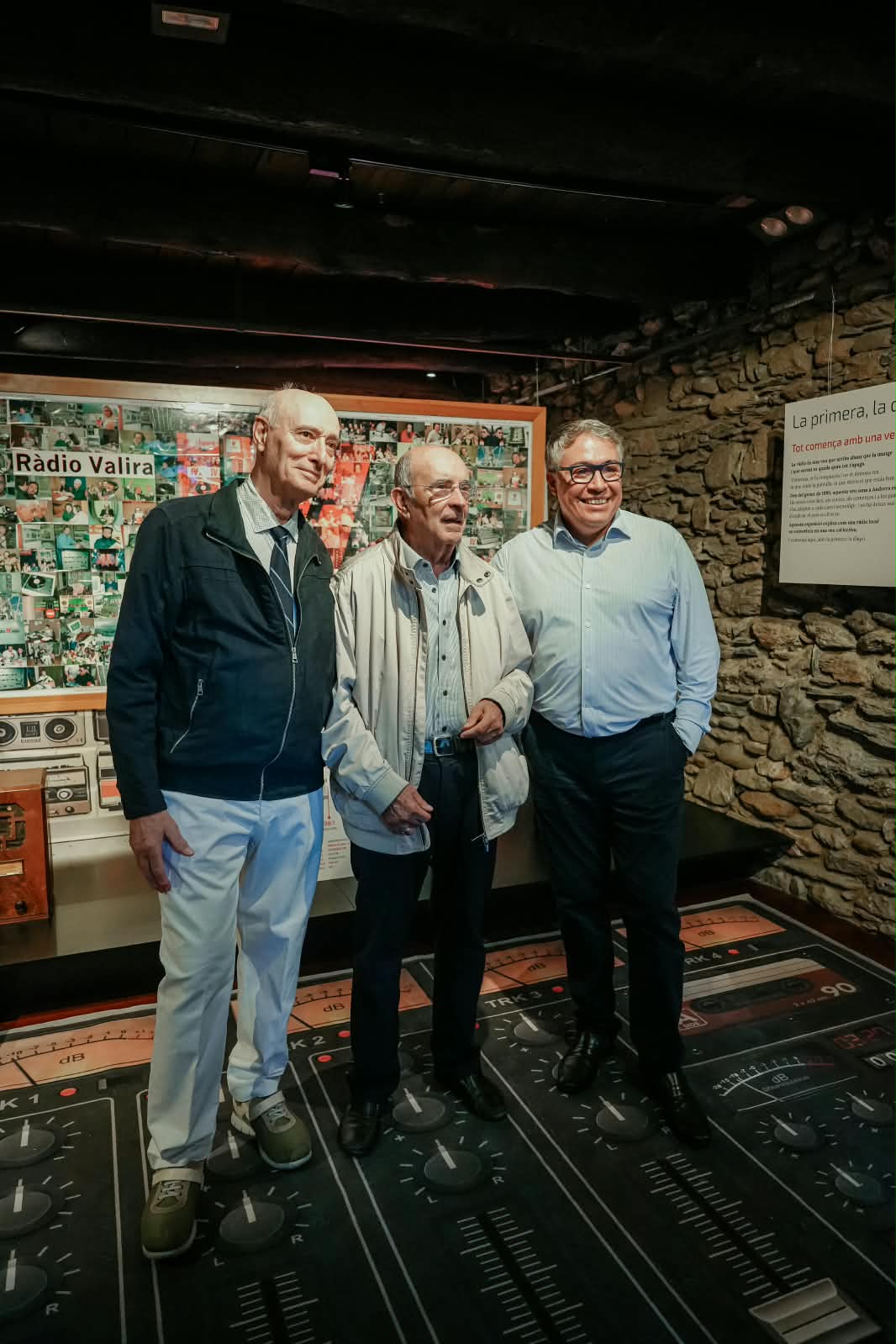 Inauguració de l'exposició dels 40 anys de Ràdio Valira a l'Era del Raser d'Ordino