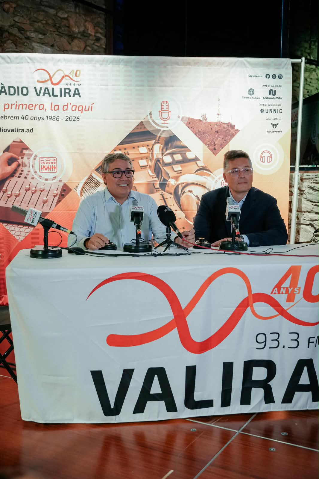 Inauguració de l'exposició dels 40 anys de Ràdio Valira a l'Era del Raser d'Ordino