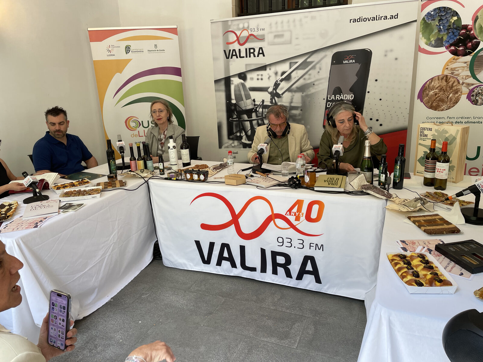 Tertúlia en directe amb els productes de Gust de Lleida