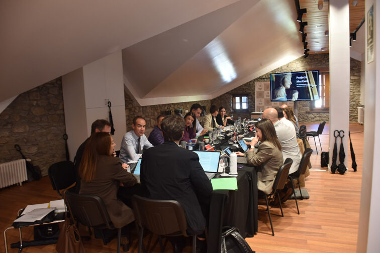 Els cònsols i consellers durant la Reunió de Cònsols.