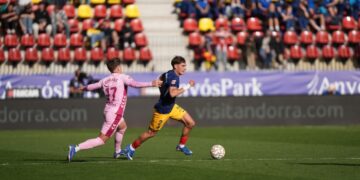 Derrota amarga de l’Andorra davant l’Eibar malgrat el domini local