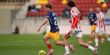 L’FC Andorra ha superat l’Sporting amb un gol al temps afegit