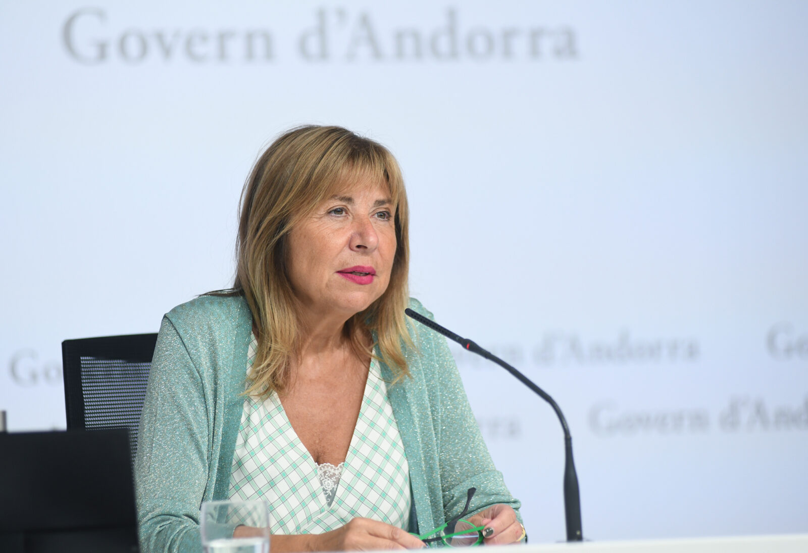 La ministra de Presidència, Economia, Treball i Habitatge, Conxita Marsol.