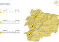 Avís groc per tempestes aquest dilluns a la tarda